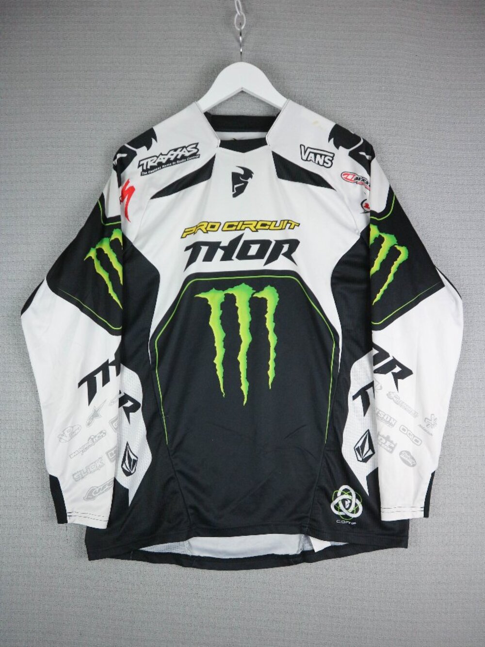 Thor Monster Energy Motocross Pro Circuit Racing Jersey Mens Medium  Long Sleeve